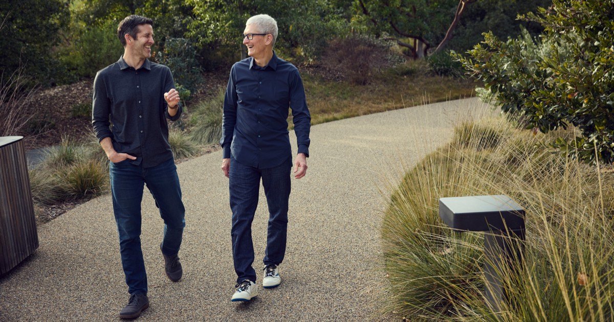 Apple announces Tim Cook will become executive chairman and John Ternus CEO on September 1, 2026