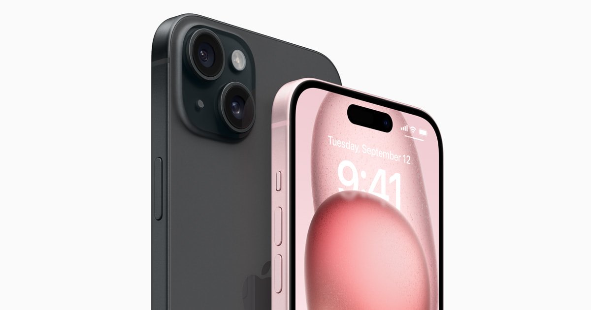 iPhone 15 switches to USB-C after the EU mandate; the 15 Pro goes titanium with an Action button