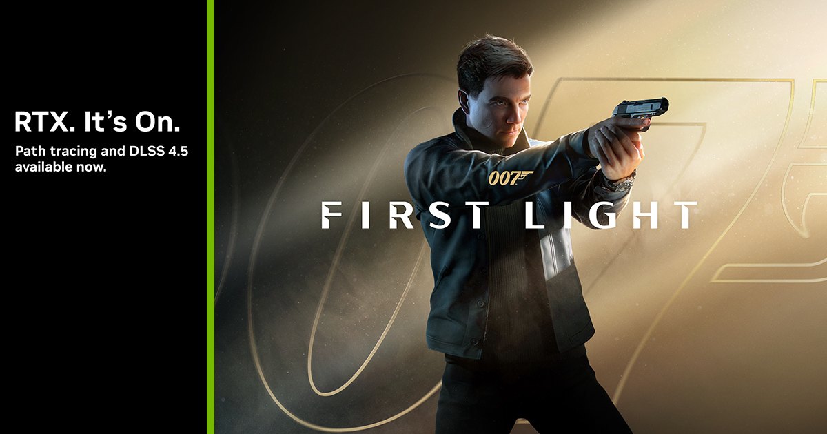 007 First Light receives path tracing and Ray Reconstruction update