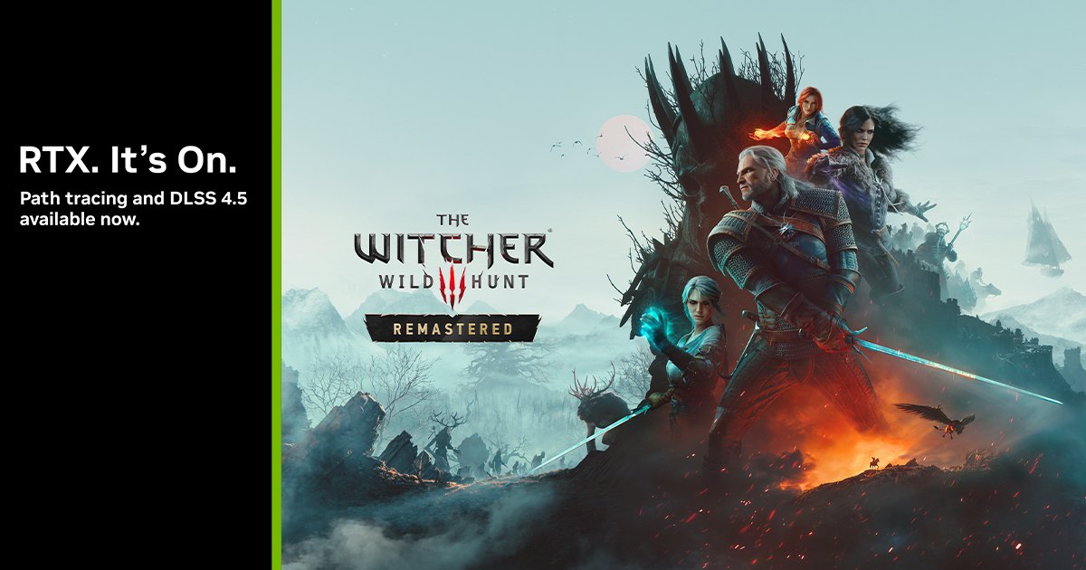 Witcher 3 Remastered adds RTX 50-only hair rendering and 6X generation