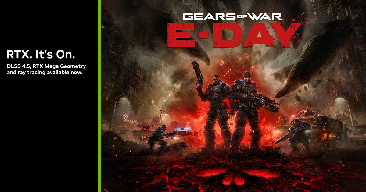 Nvidia sets a 12GB VRAM floor for RTX Mega Geometry in Gears of War: E-Day