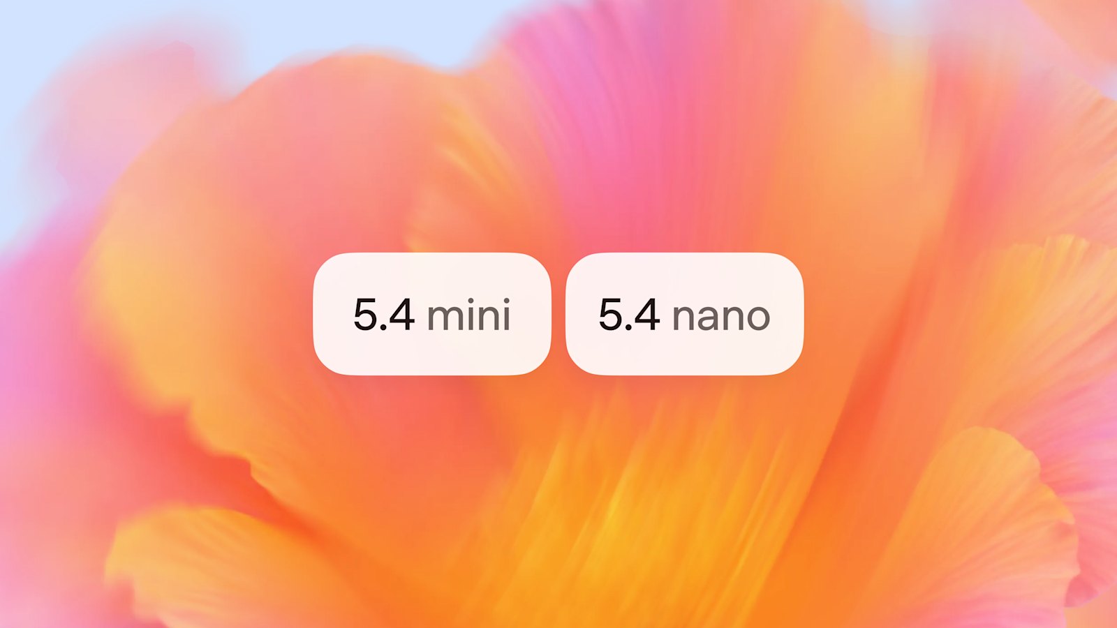 OpenAI releases GPT-5.4 mini and nano